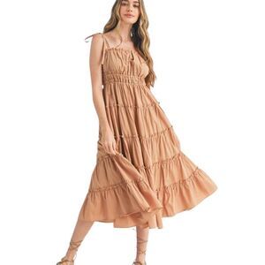 &Merci Carter Ruffle Dress - Macchiato